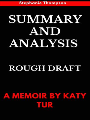 cover image of SUMMARY AND ANALYSIS OF ROUGH DRAFT